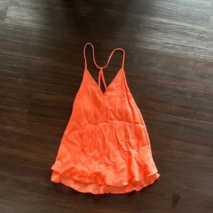 E by Eloise peach tank, with float bottom in great condition